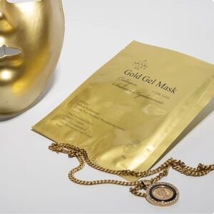 TIARA GOLD GEL MASK +GOLD x 3 INDIVIDUAL - BRAND NEW!